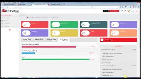 POSCloud Dashboard