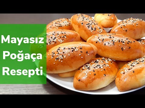 Mayasız Poğaça Resepti. 40 dəqiqədə hazır))