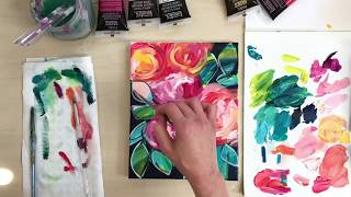 How to Paint Expressive Abstract Flowers