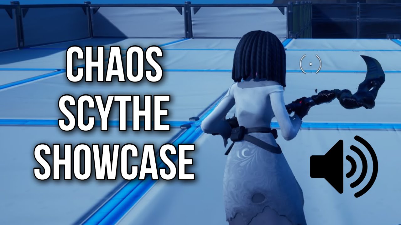 *NEW* FORTNITE CHAOS SCYTHE PICKAXE (HARVESTING TOOL) SHOWCASED IN GAME