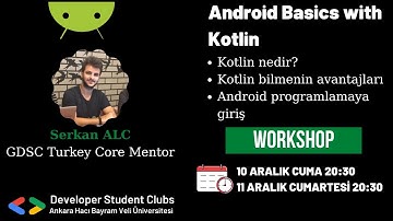 Kotlin ile Android Programlamaya Giriş | 1.Gün