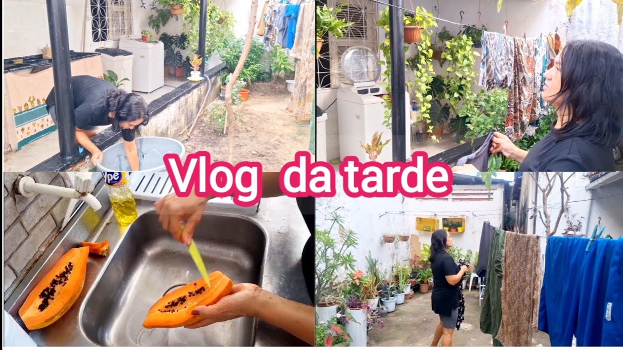 CORRERIA NO QUINTAL...FUI ESTENDER A ROUPA E OLHA O QUE ACONTECEU!