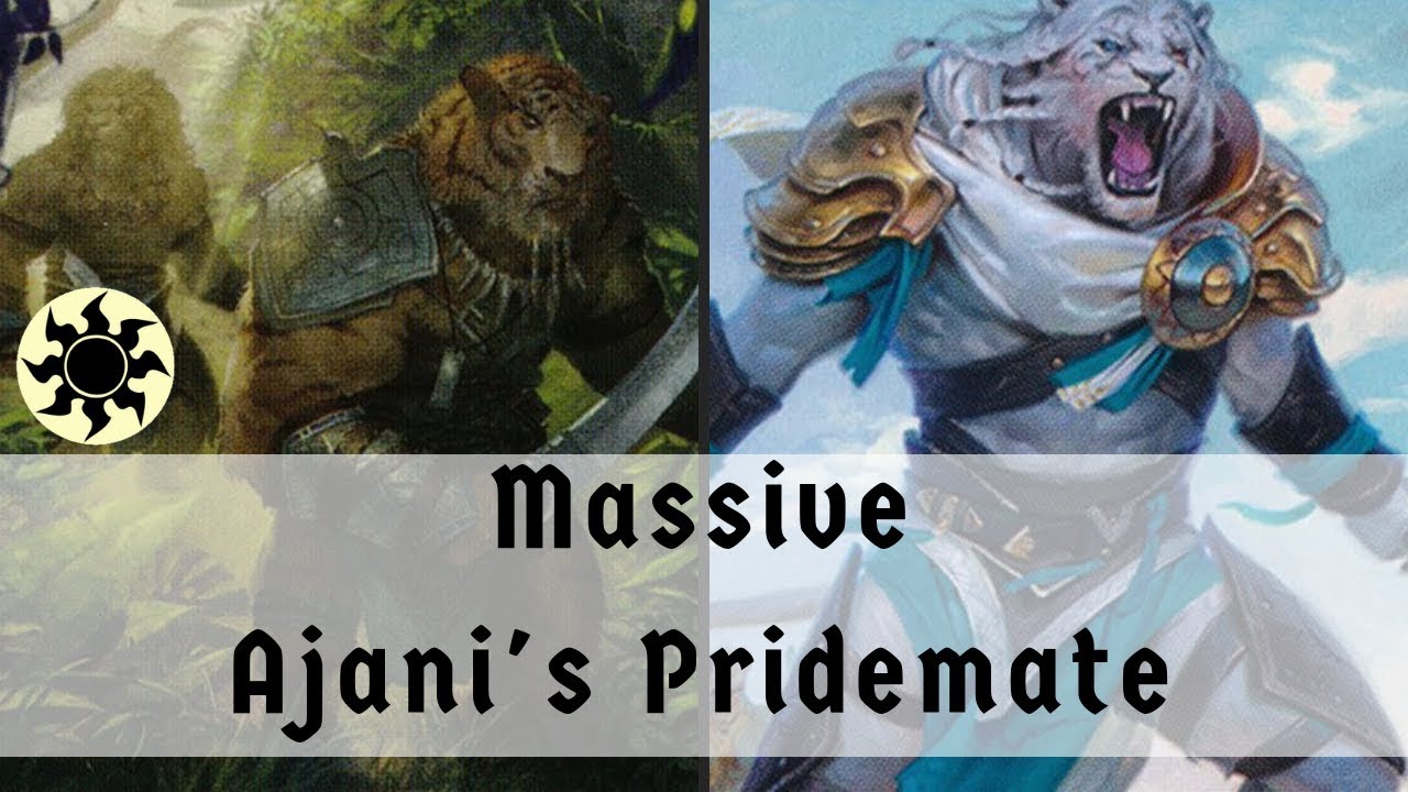 MTG Arena | Massive Ajani's Pridemate ( Ajani, Adversary Of Tyrants ) |  Deck Of The Day
