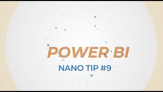 power bi nano tip #9 - cross highlighting/cross filtering
