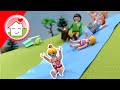 Playmobil Film Familie Hauser - Eine eigene Wasserrutsche  und andere Schulgeschichten mit Lena