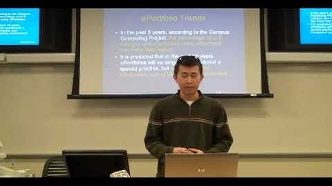 Creating Electronic Portfolios for Learning and Teaching Part 1