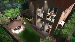 3D Landscape Pool Design - Virtual Presentation Studio Laguna Niguel
