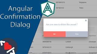 Angular Material Confirm Dialog screenshot 4