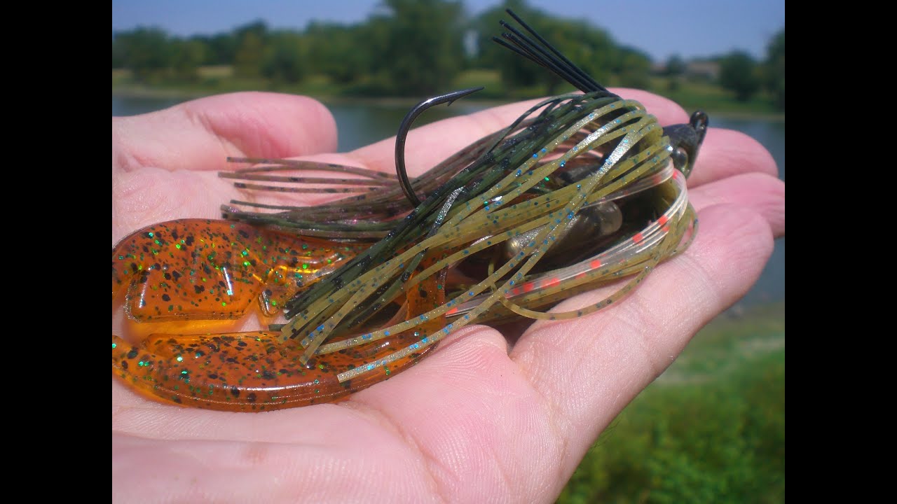 Fishing the Strike King KVD Swim Jig (Hat Cam Bass) YouTube