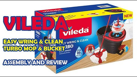 Vileda Easy Wring & Clean Turbo Mop & Bucket - Assembly and Review
