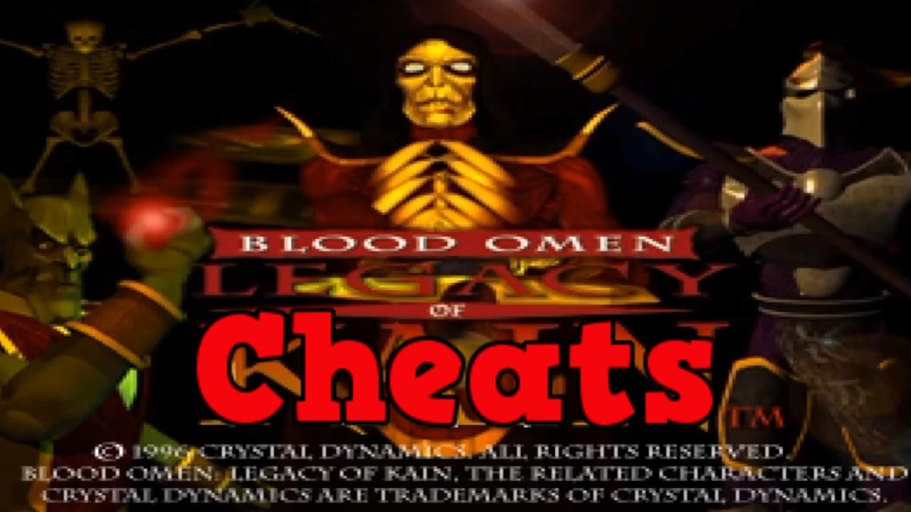 Blood Omen: Legacy of Kain All Cheats Gameplay PS1 - YouTube
