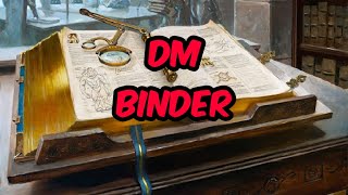 In today's video, we take a look at secret tool used by dms to stay
ready for their games. what dm binder is, my binder, and i recommend
...