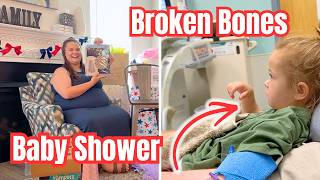 FROM BABY SHOWER TO BROKEN BONES! | Family 5 Vlogs
