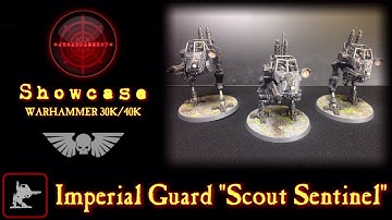 Warhammer 40k Imperial Guard Scout Sentinel Showcase & Magnetising