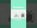 TV Trauma | Pencilmation Cartoons! #shorts