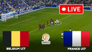  Belgium U17 Vs France U17  Uefa European U17 Playoffs 2026  Epes21  Match Simulation