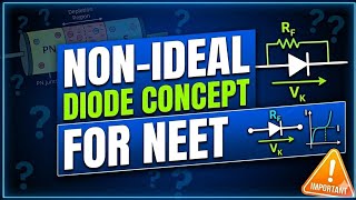 Concept of Non-Ideal diode for NEET and JEE