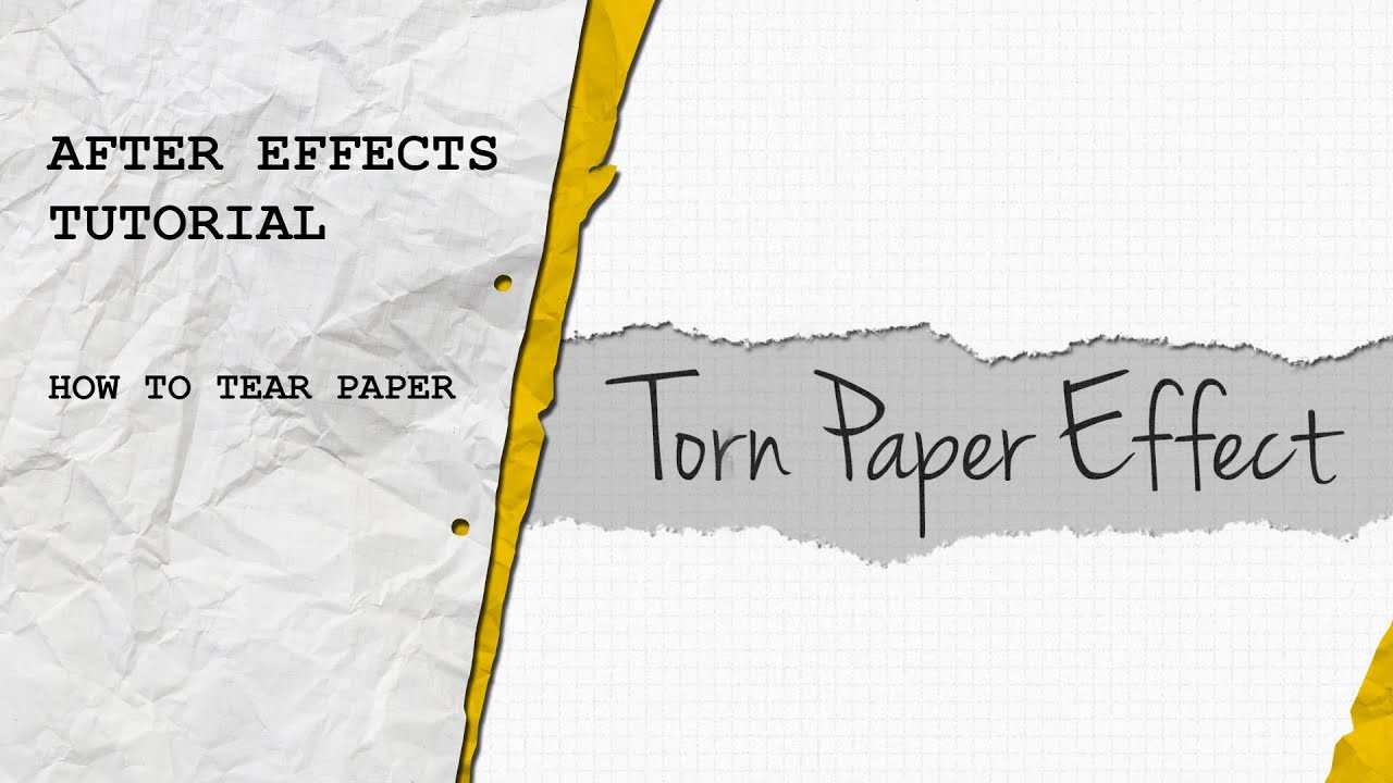 Falling Paper After Effects