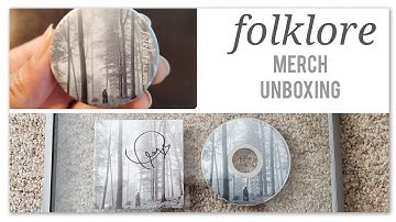 Signed "folklore" CD + popsocket Unboxing | Taylor Swift