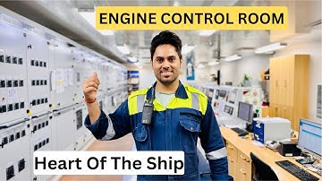 ENGINE CONTROL ROOM FULL TOUR || Heart of the ship || ECR