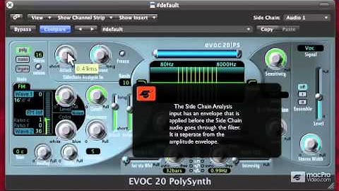 Logic 210: Vocoding With EVOC - 08 Shaping the Side Chain Input