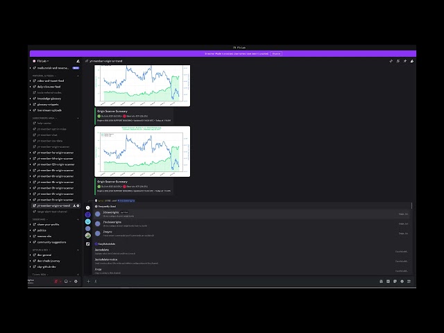 Origin Bot - Crypto Support & Resistance Finder - Total Market & Individual Tokens