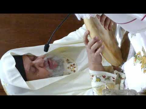 جزء من القداس الالهي بصوت نيافة الأنبا اندراوس مطران ابوتيج وصدفا والغنايم