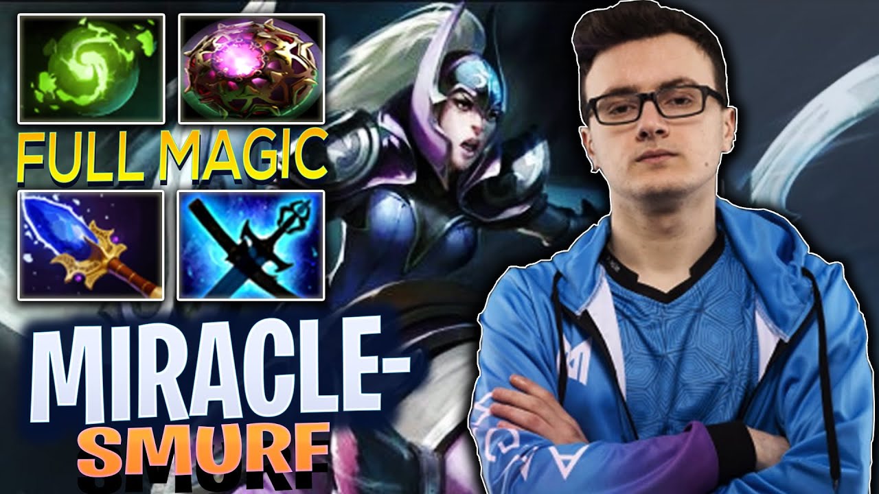 Nigma.MIRACLE Smurf - Full Magic LUNA preparation for Singapore Major? - Dota 2 Miracle Highlights
