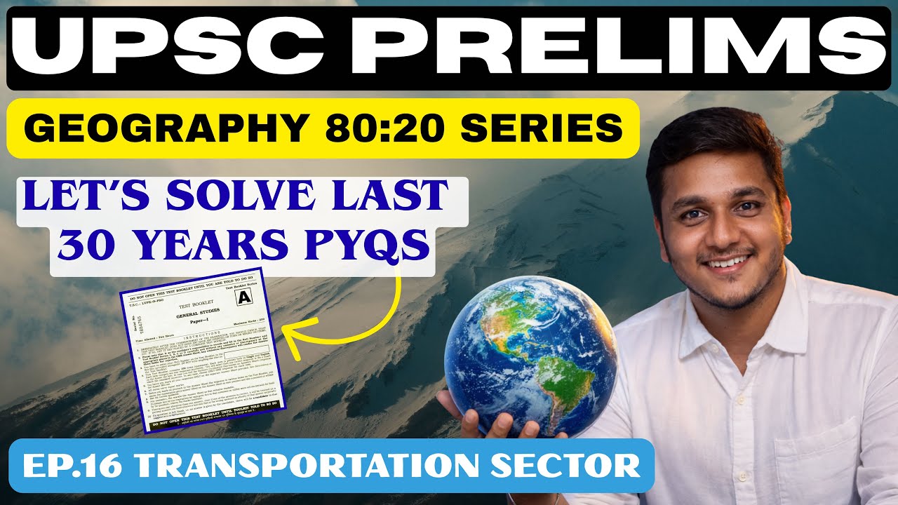 UPSC Geography Prelims PYQs | Last 30 Years Solved Topic-Wise |80-20 ...