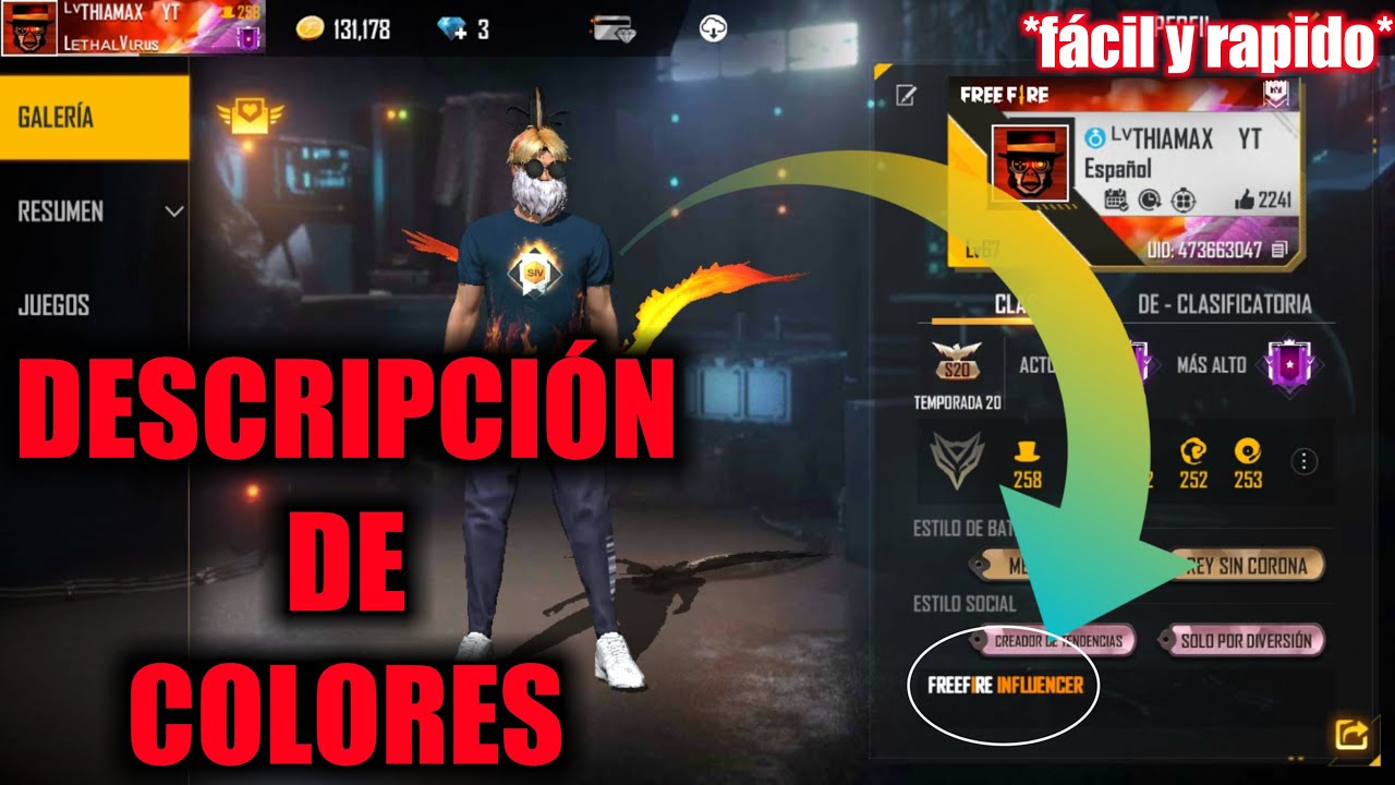 Free Fire: cómo poner letras de colores, códigos y símbolos en el