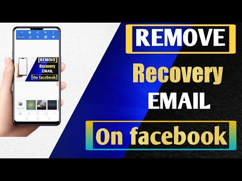 How to remove recovery email on facebook - YouTube