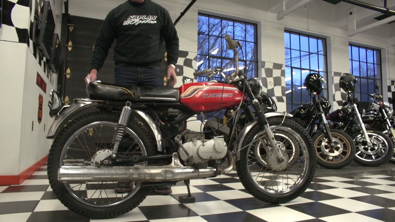 1972 Kawasaki Pearl Candy Red G3SSB 90cc - YouTube
