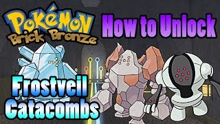 How to Unlock The Legendary Titans | Frostveil Catacombs Full Puzzle | Pokemon Brick Bronze