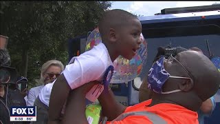 Garbage truck driver organizes birthday that Tampa boy will never forget