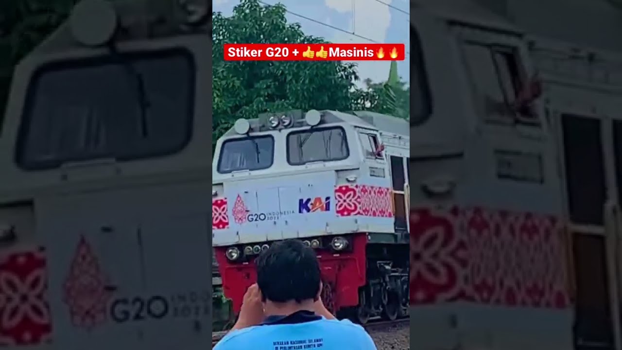 Kereta Api Stiker G20!! Sapaan Masinis Ramah 