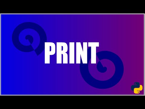 Python - Comando print, o que é, como usar e o que faz.👨‍💻