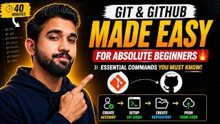 Git & GitHub Tutorial for Beginners 🔥 | From Account Creation to First Push | The Code Crush