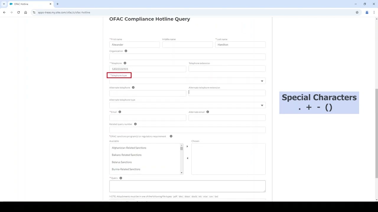 OFAC Basics: Requesting Guidance