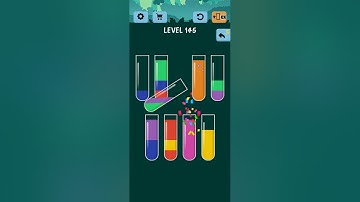 Water Color sort game level 145 |water color 145 | water sort game 145 | #watercolor #watersortgame