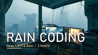 Tokyo Rain Coding Session — Deep Lo-fi & Window Rain for Programmers | 2 Hours