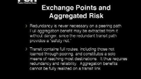 Panel: Economic Differences Between Transit and Peering Exchanges
