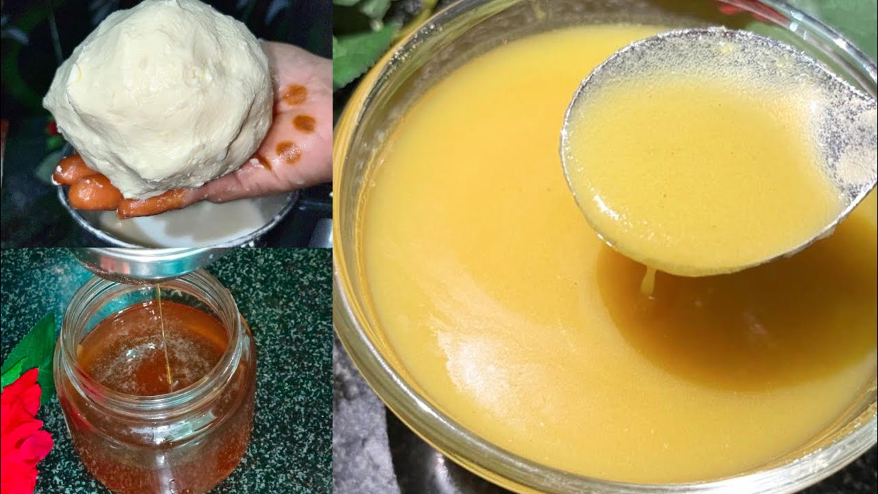Perfect Ghee preparation How to make homemade ghee recipe in telugu