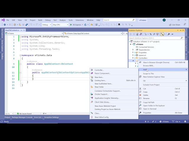 ASP.NET CORE MVC with .NET 5
