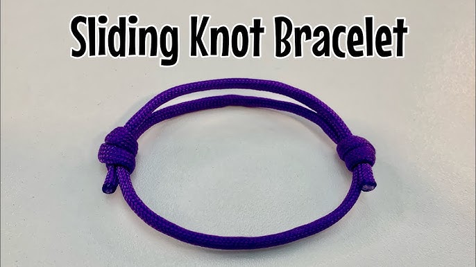 The Sliding Knot Paracord Bracelet (2024) #paracordbracelet #paracord 