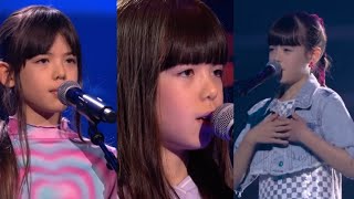 ALL THE PERFORMANCES OF FIA (11) THE VOICE KIDS GERMANY 2023 |GIRL SINGS \u0026 USES ASL #thevoicekids
