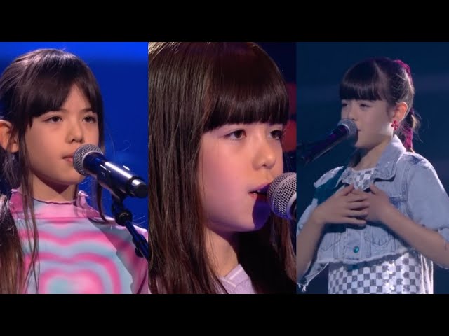 ALL THE PERFORMANCES OF FIA (11) THE VOICE KIDS GERMANY 2023 |GIRL SINGS & USES ASL #thevoicekids class=