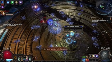 Poe 3.16 Feared All Bosses at once Spark Carry + Aurabot