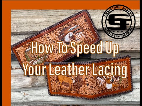 How To Leather Lace Like A Professional- Speed up your lacing