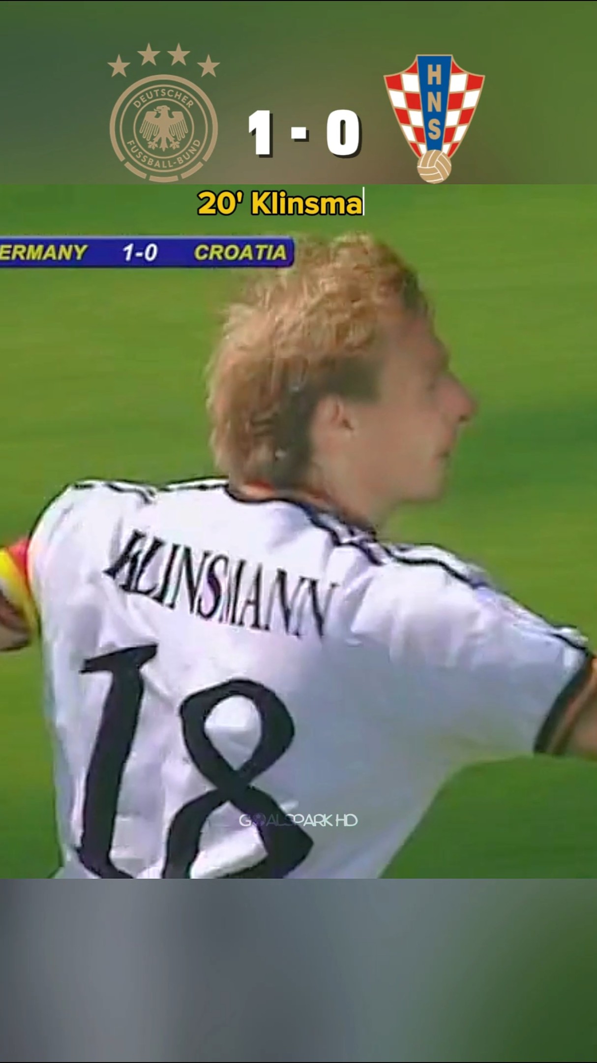 Germany vs Croatia Euro 1996🏆 - YouTube
