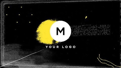Scribble Grunge Distortion Logo Motion Graphics Templates